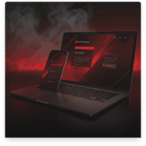 Modern website design created by RedForge